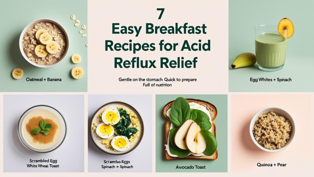 7 Easy Breakfast Recipes for Acid Reflux Relief
