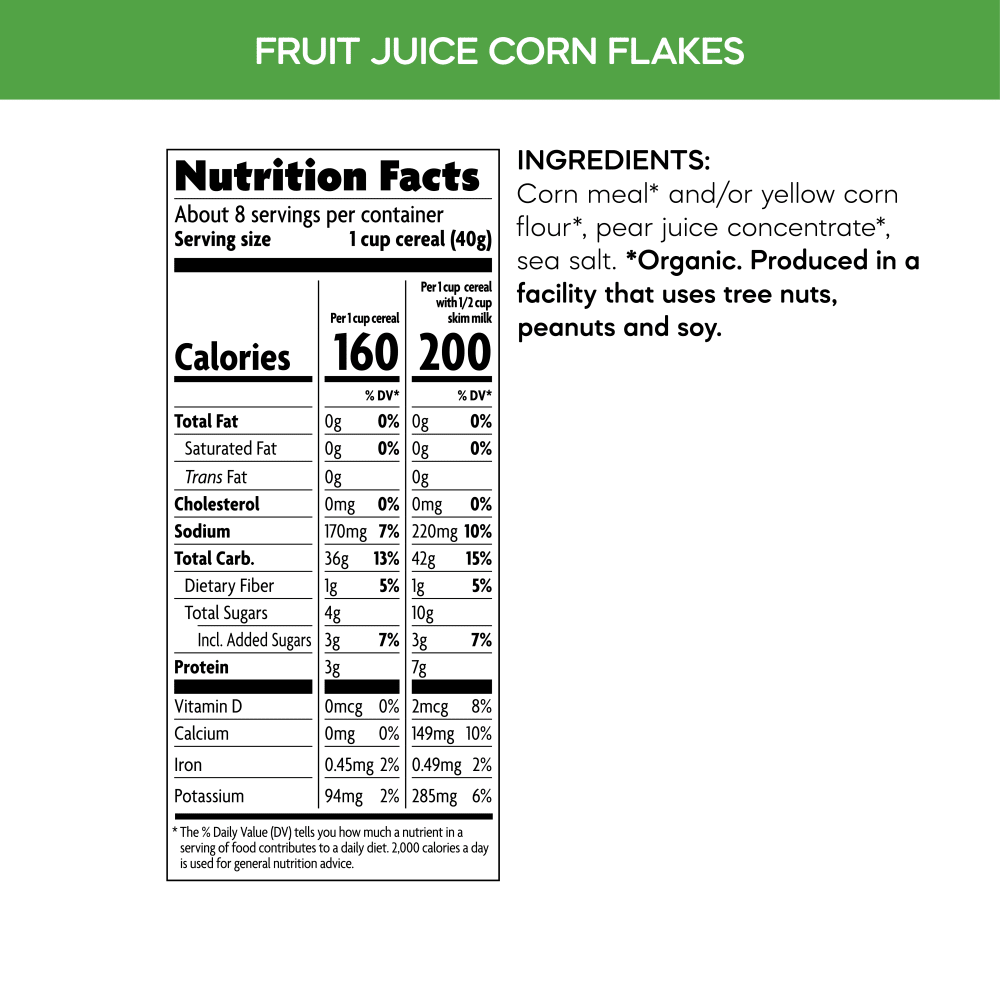 Corn Flakes Nutrition Facts