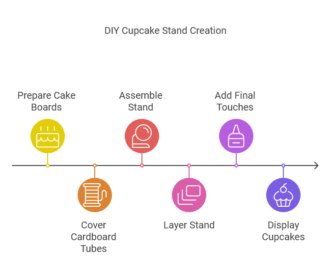 DIY Cupcake Stand Creation