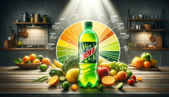 Nutrition Facts for Mtn Dew