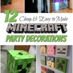 Diy Minecraft Party Décor