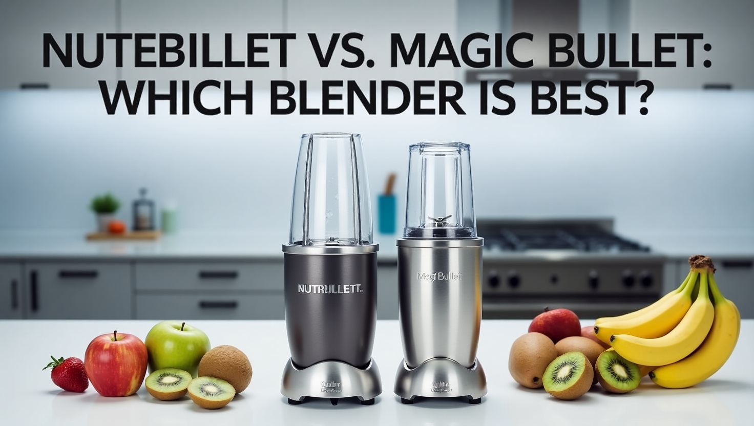 Nutribullet vs. Magic Bullet: Which Blender Is Best?