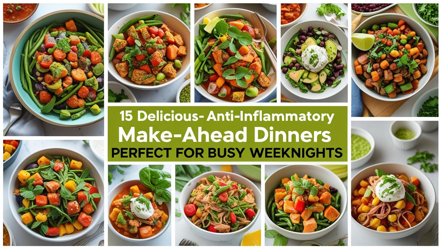 15 Easy Anti-Inflammatory Make-Ahead Dinners for Busy Weeknights