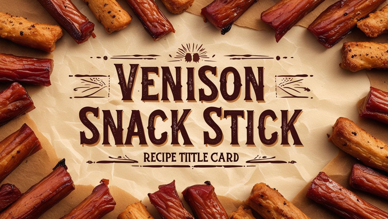 Venison Snack Stick Recipe